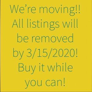 We are moving!